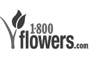 1-800-Flowers: logo in greyscale